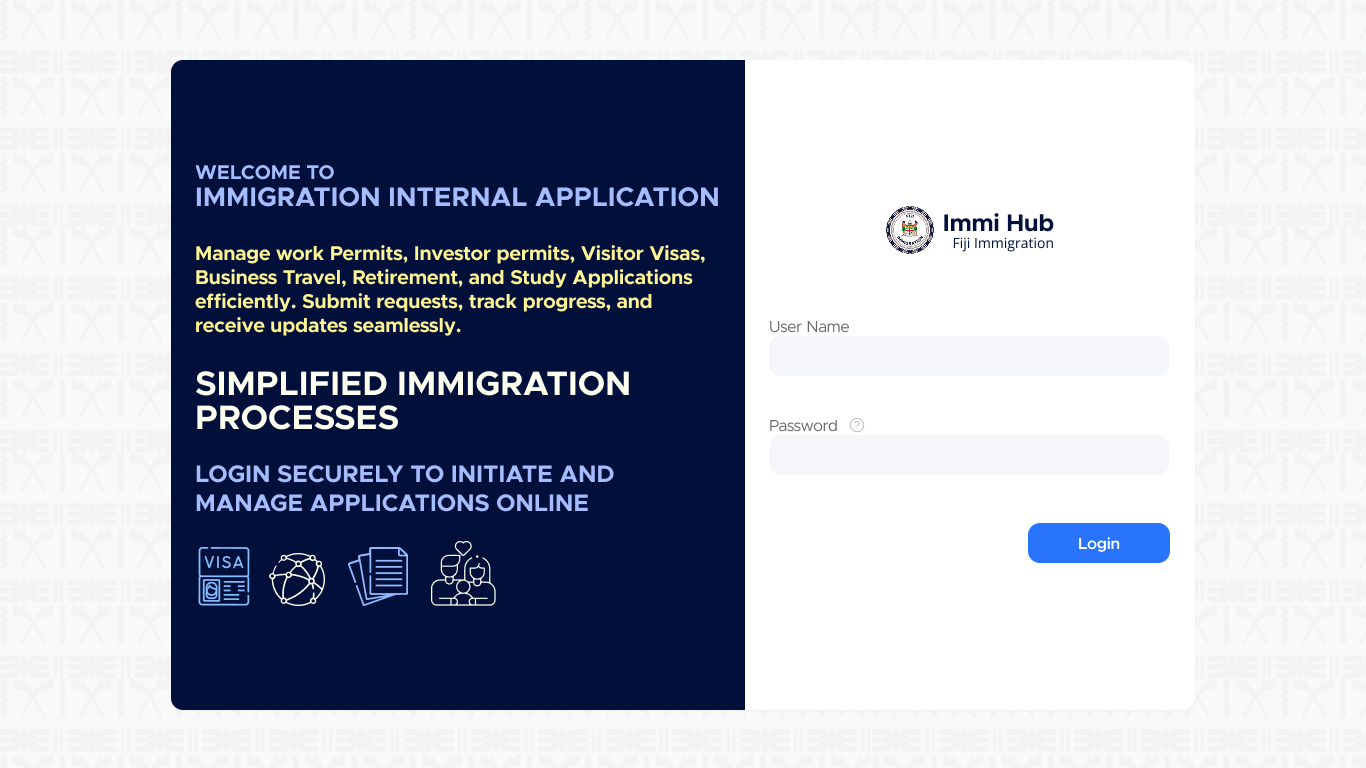 Fiji Immigration Internal Management System
